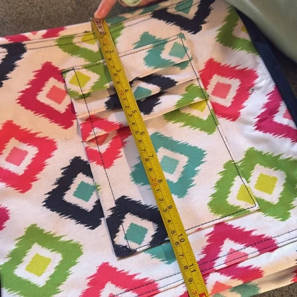 Thirty-One 31 Tall Organizing Tote Candy Corners Zip Top - Picture 12 of 15